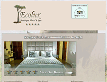 Tablet Screenshot of ecoluxboutique.com